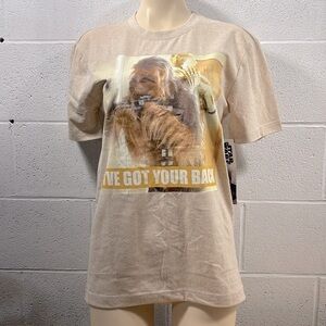 NWT Star Wars chewbacca cotton short sleeve shirt​​​​​​